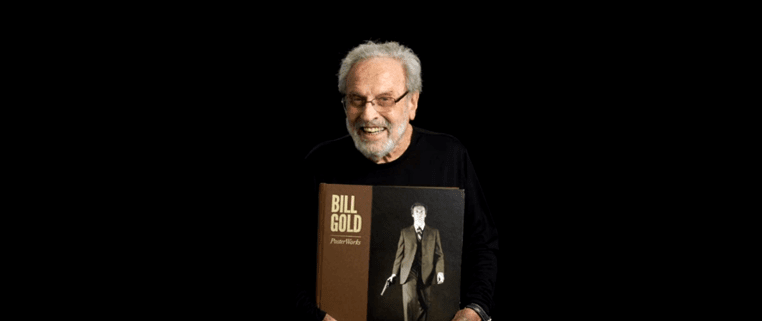 A photograph of graphic designer Bill Gold