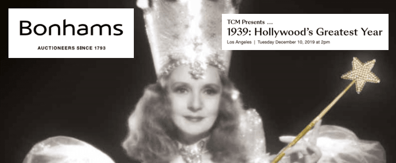 A banner for the Bonhams TCM December 2019 Auction
