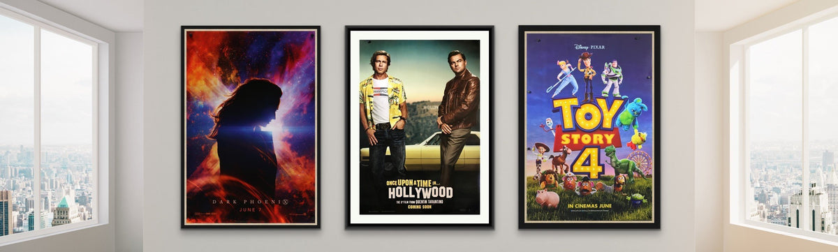 Original Movie Posters for Three Summer 2019 Blockbuster Films