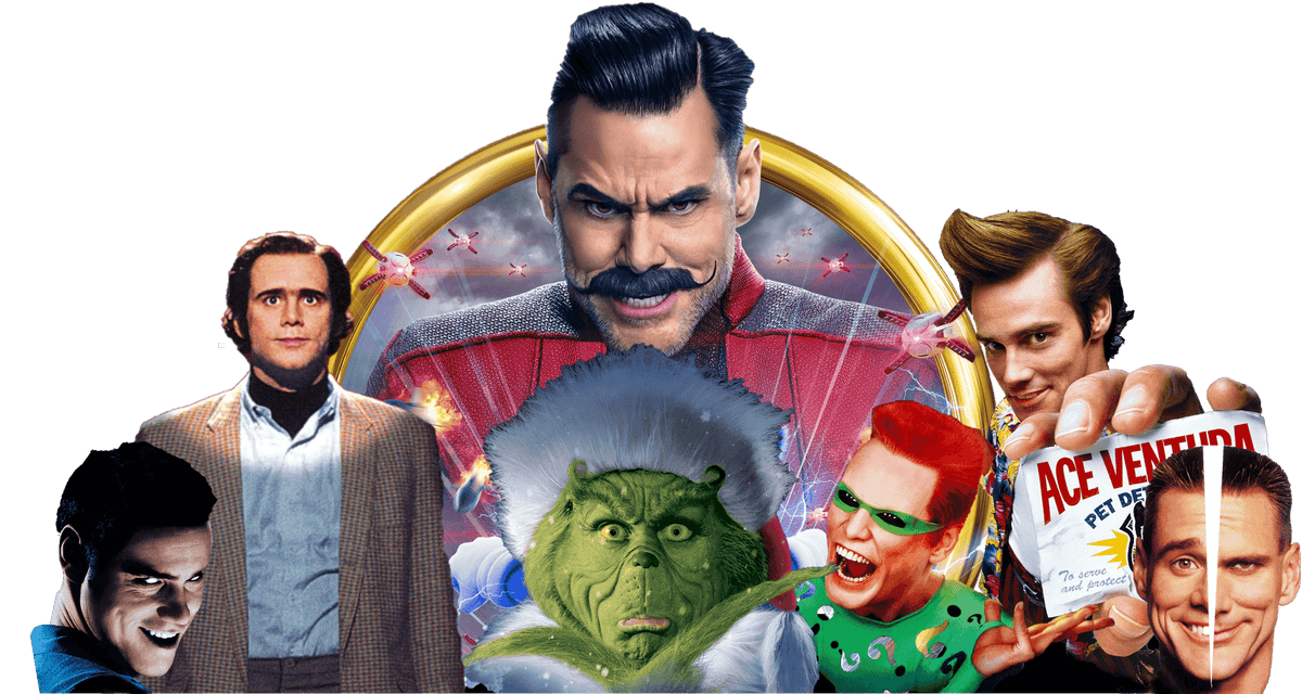 The roles of Jim Carrey