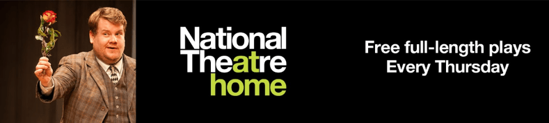 A banner for the National Theatre At Home