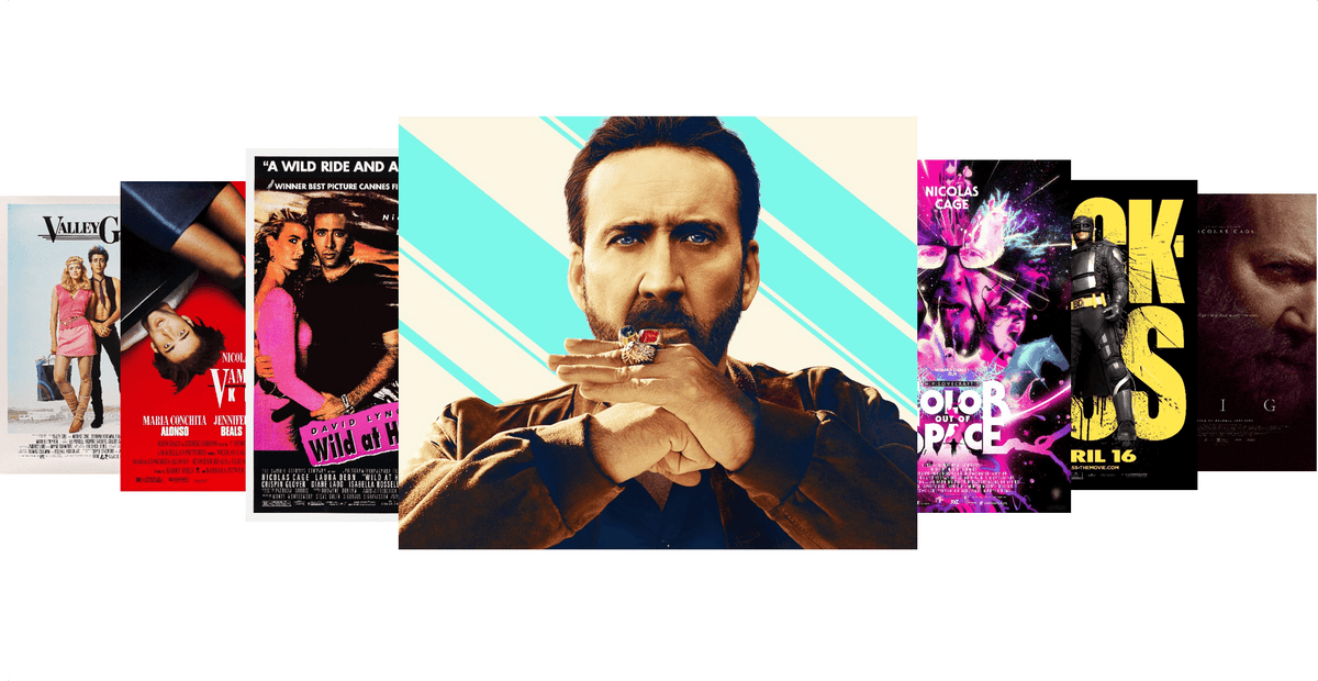 The many faces of Nicolas Cage