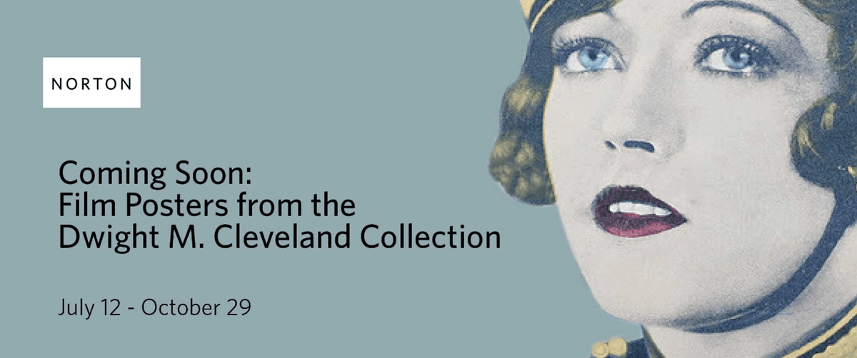 A banner for the exhibition Coming Soon at the Norton Museum of Art