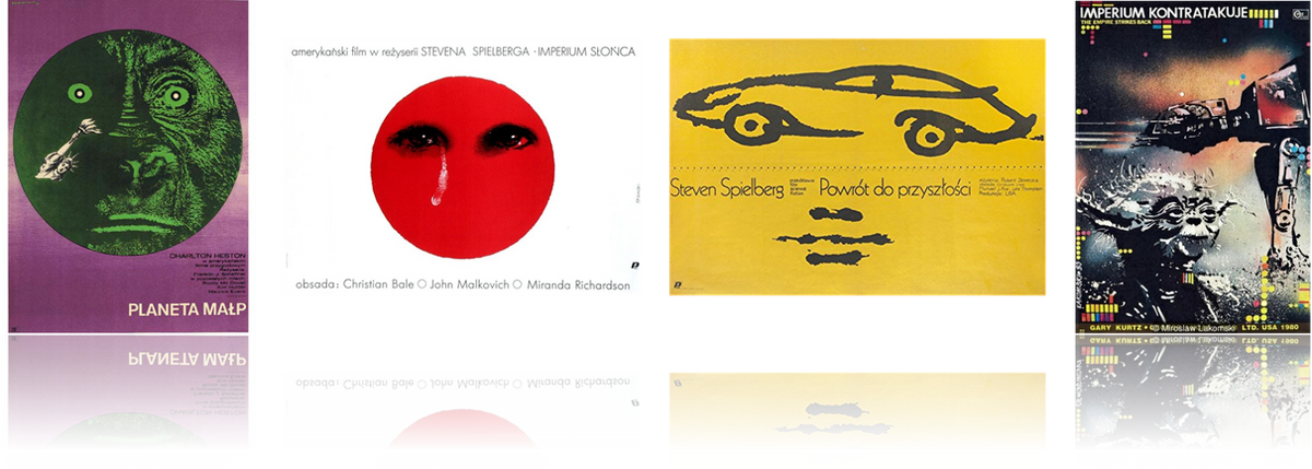 A selection of Polish movie posters