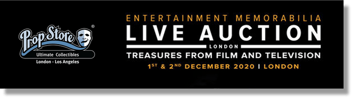 Prop Store December 2020 Auction - Some Amazing Props Up For Grabs...
