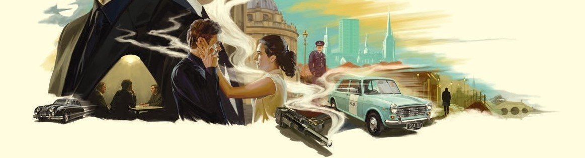 A close up of The Red Dress' artwork for ITV's Endeavour