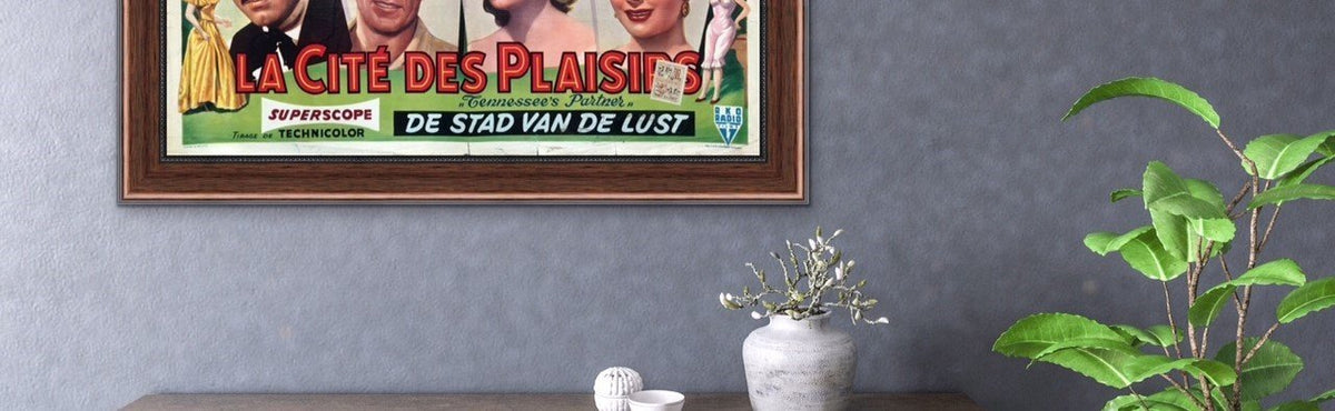 A close up of a movie poster with an added snipe