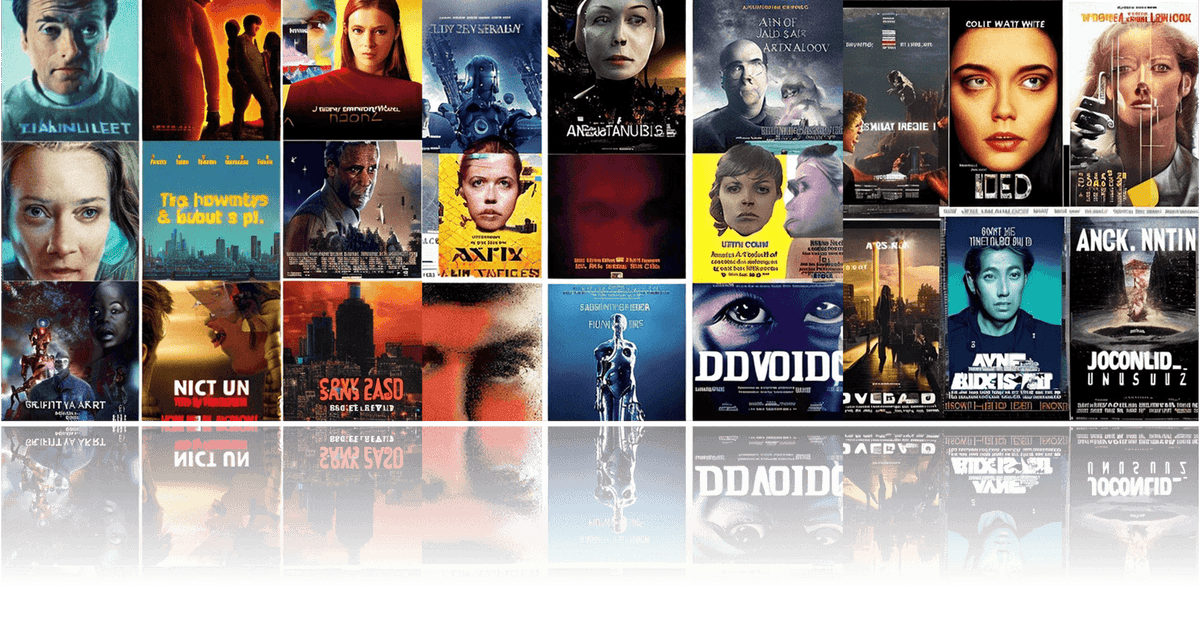 AI generated movie posters