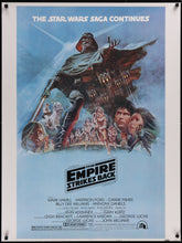 Load image into Gallery viewer, An original movie poster for the Star Wars film The Empire Strikes Back