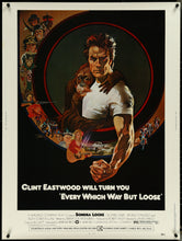 Load image into Gallery viewer, An original movie poster for the Clint Eastwood film Every Which Way But Loose