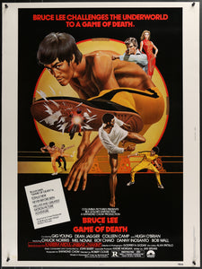 An original movie poster for the Bruce Lee film Game of Death