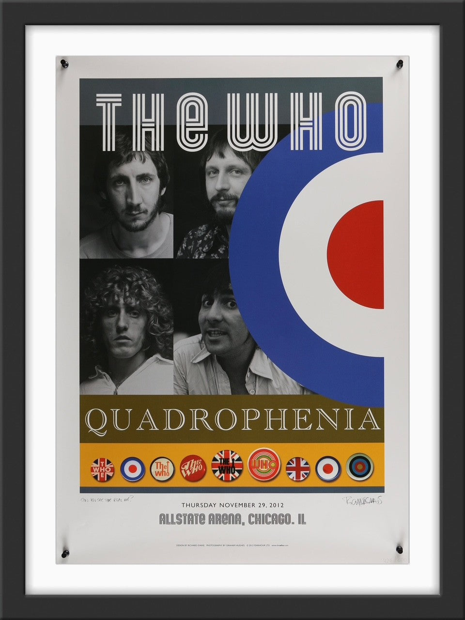 A superb art print for The Who - Quadrophenia and More - 2012 North American Tour