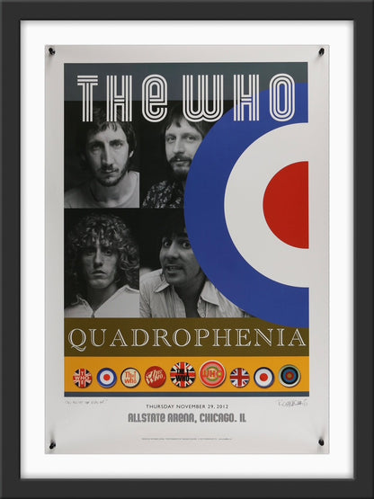 A superb art print for The Who - Quadrophenia and More - 2012 North American Tour