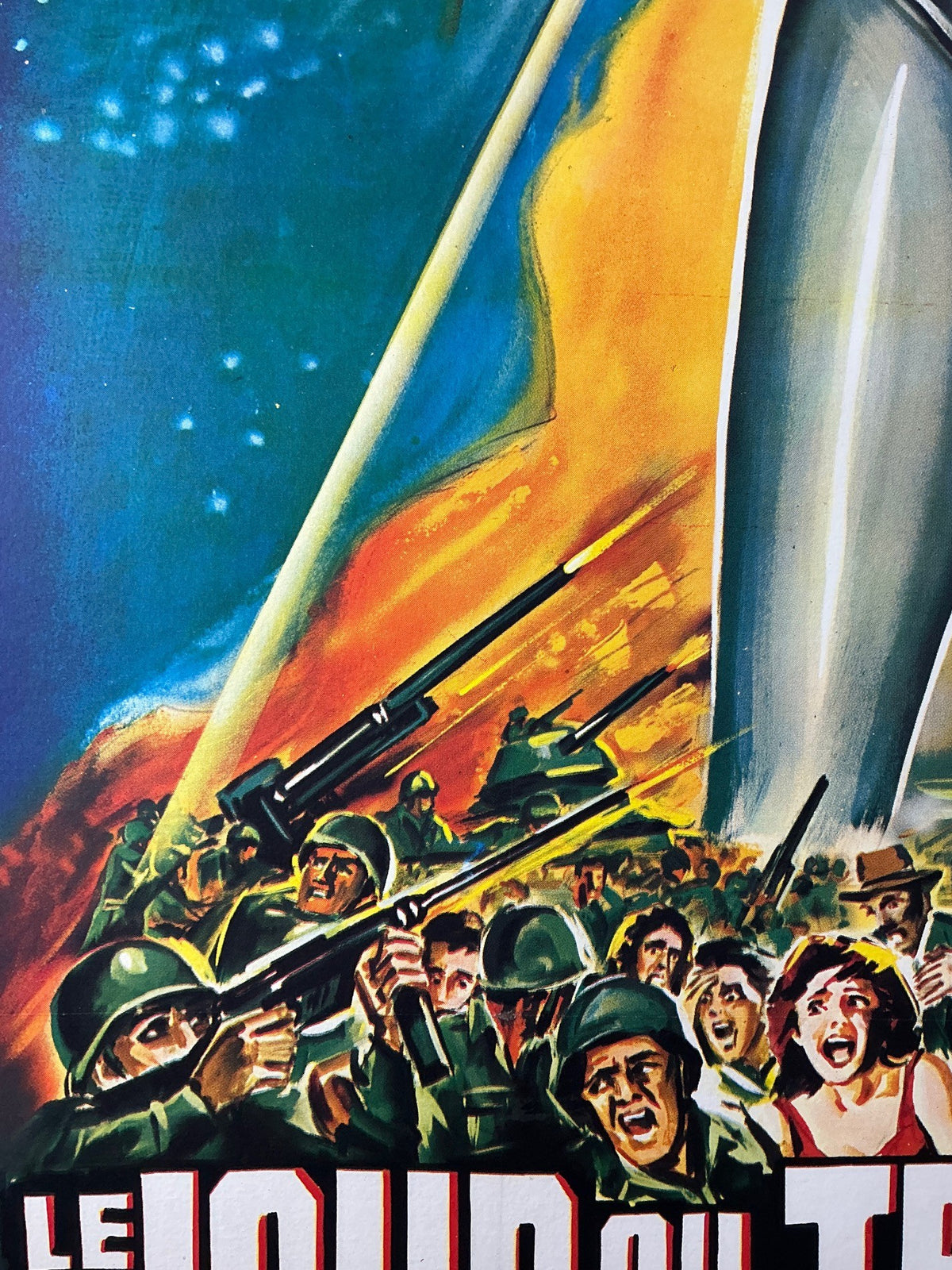 An original French Grande movie poster for the film The Day The Earth Stood Still