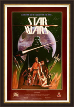 Load image into Gallery viewer, An original concept movie poster for Star Wars by Ralph McQuarrie and Lawrence Noblea