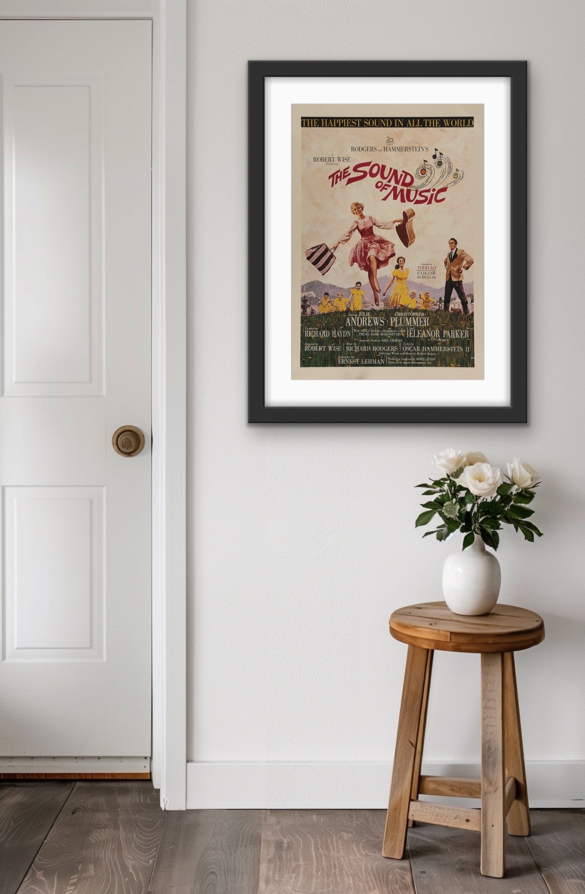 An original window card for the film The Sound of Music