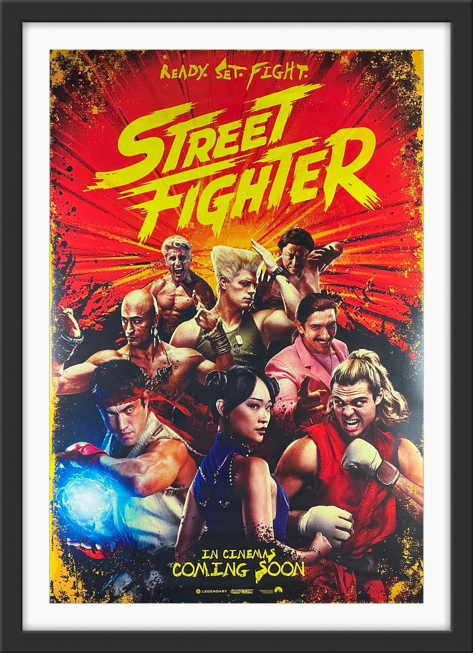 An original movie poster for the 2026 film Street Fighter
