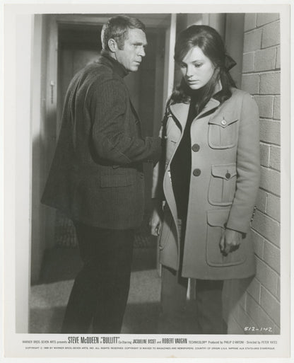 An original 8x10 movie still for the Steve McQueen film Bullitt