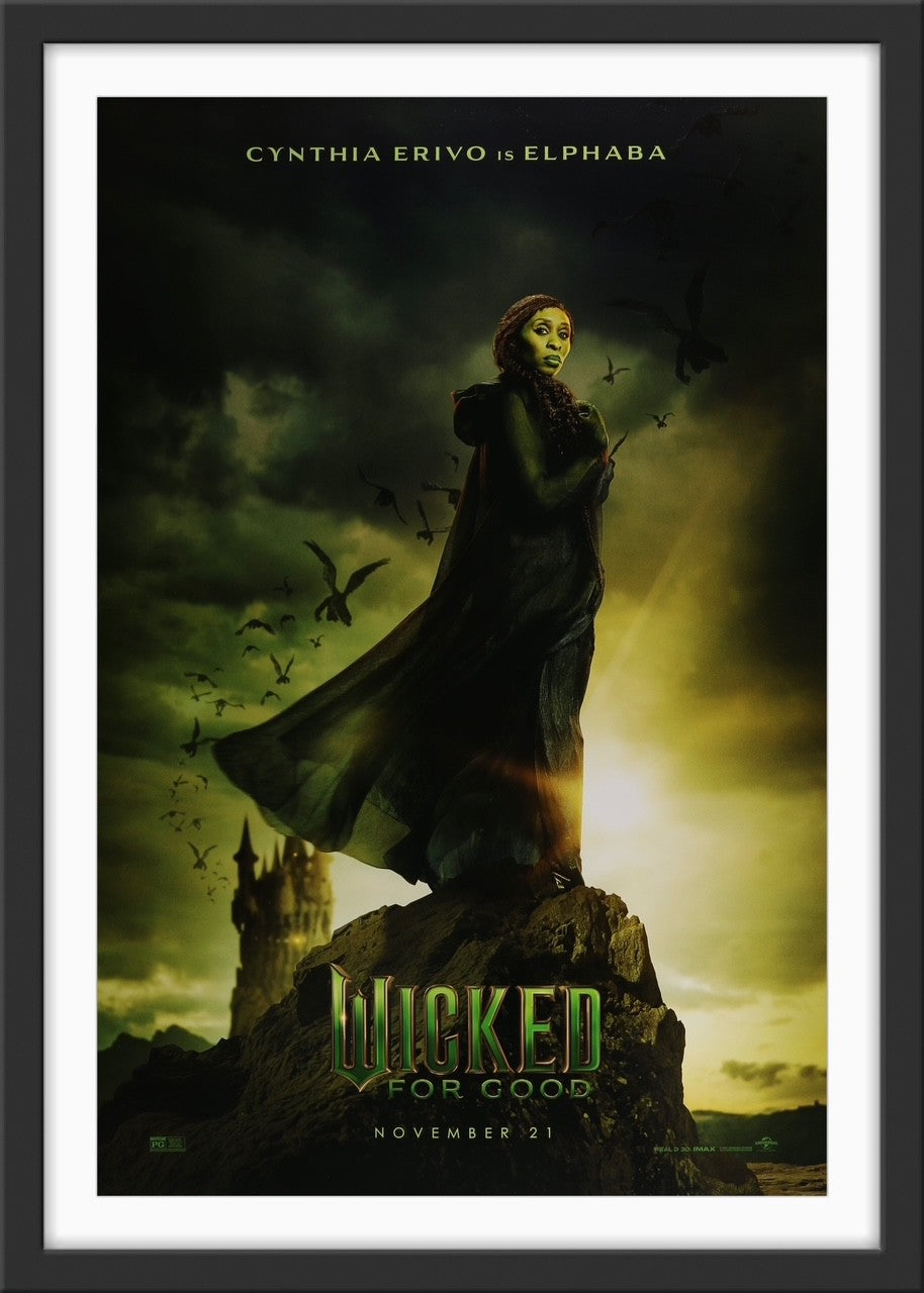 An original movie poster for the film Wicked For Good