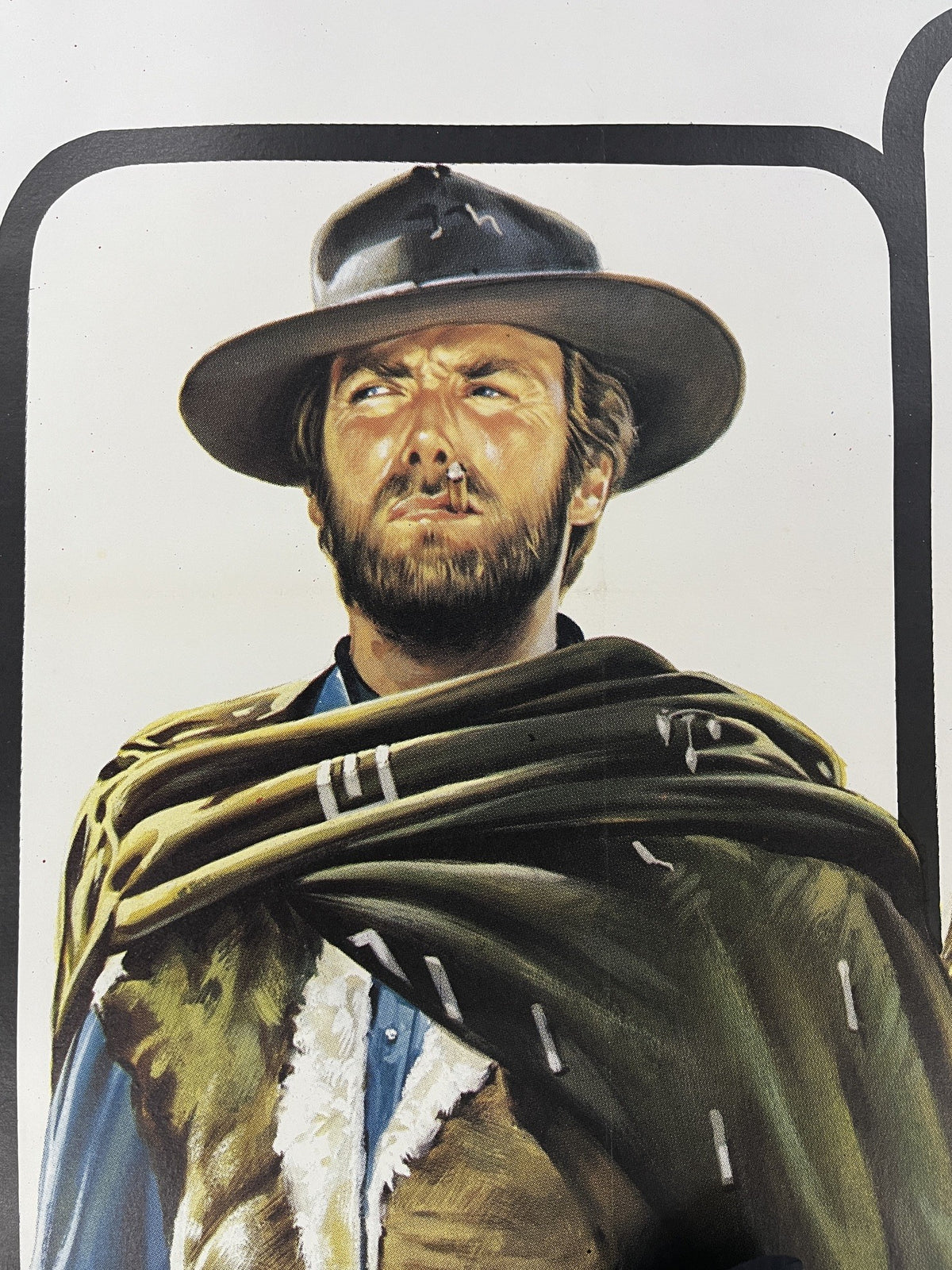 An original Italian movie poster for the Spaghetti Western film The Good The Bad and The Ugly
