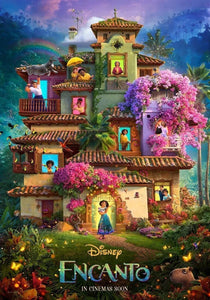 An original movie poster for the Disney film Encanto