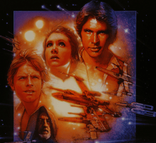 Load image into Gallery viewer, An original movie poster for the 1997 special edition release of Star Wars, with artwork by Drew Struzan