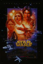 Load image into Gallery viewer, An original movie poster for the 1997 special edition release of Star Wars, with artwork by Drew Struzan