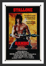 Load image into Gallery viewer, An original movie poster for the film Rambo First Blood Part 2