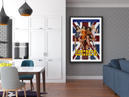 An original movie poster for the film Spice World