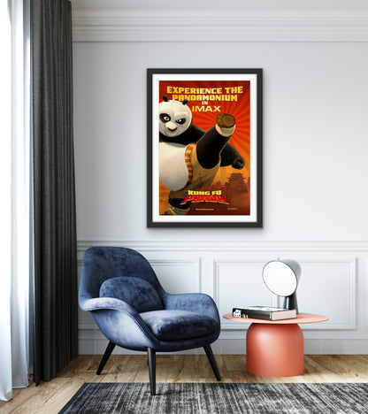 An original movie poster for the film Kung Fu Panda