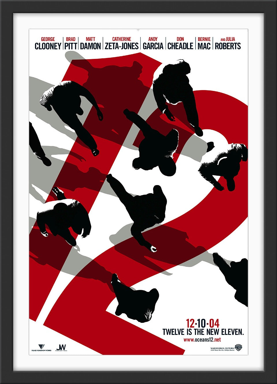 An original movie poster for the film Ocean's Twelve / 12