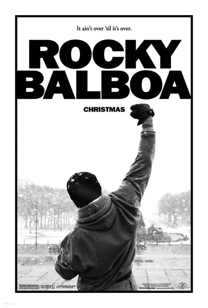 An original movie poster for the Sylvester Stallone film Rocky Balboa