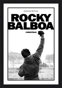 An original movie poster for the Sylvester Stallone film Rocky Balboa