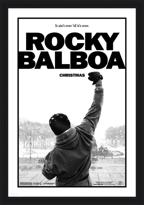 An original movie poster for the Sylvester Stallone film Rocky Balboa