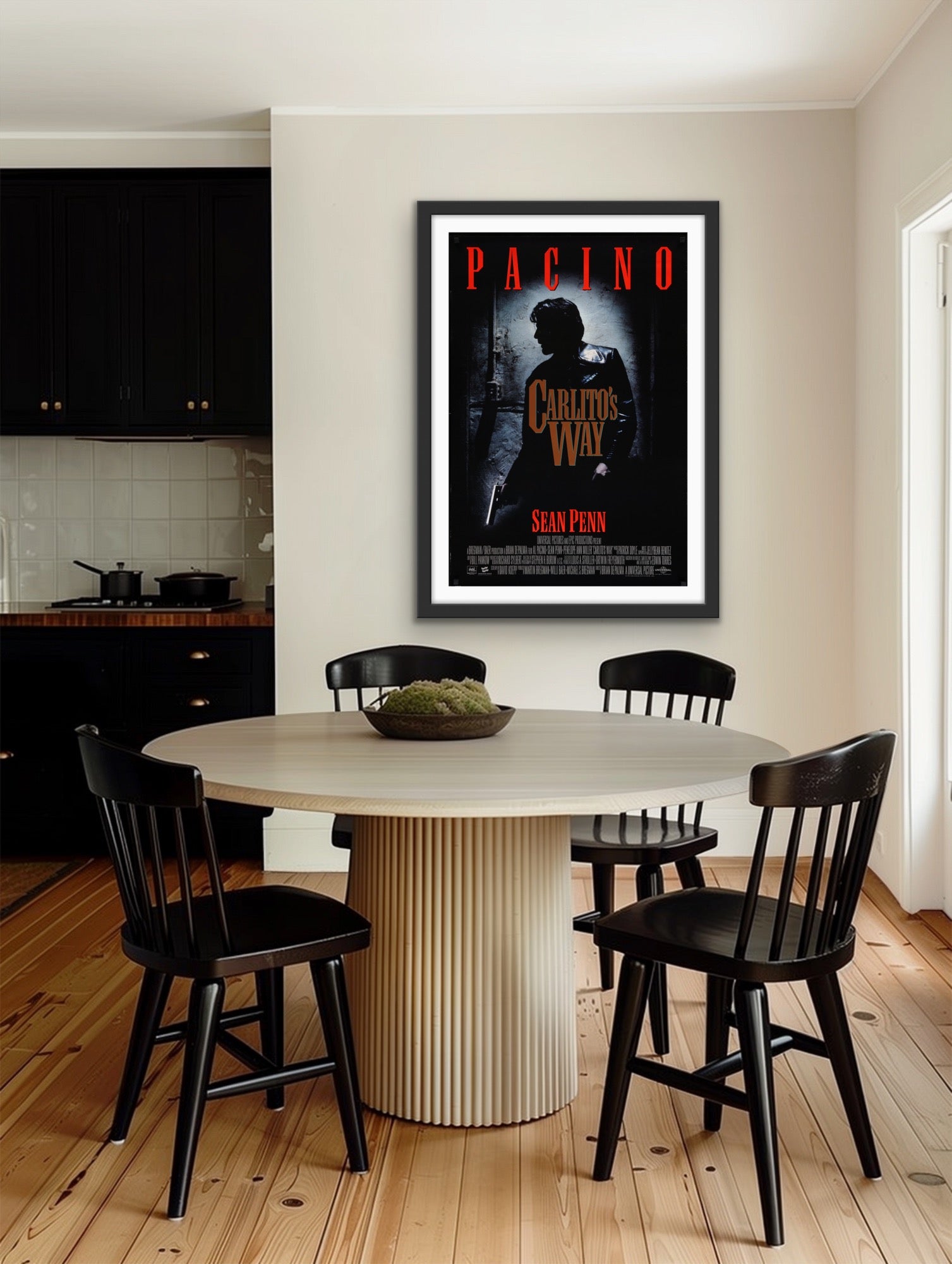 An original movie poster for the film Carlito's Way