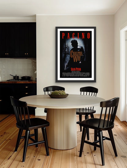An original movie poster for the film Carlito's Way