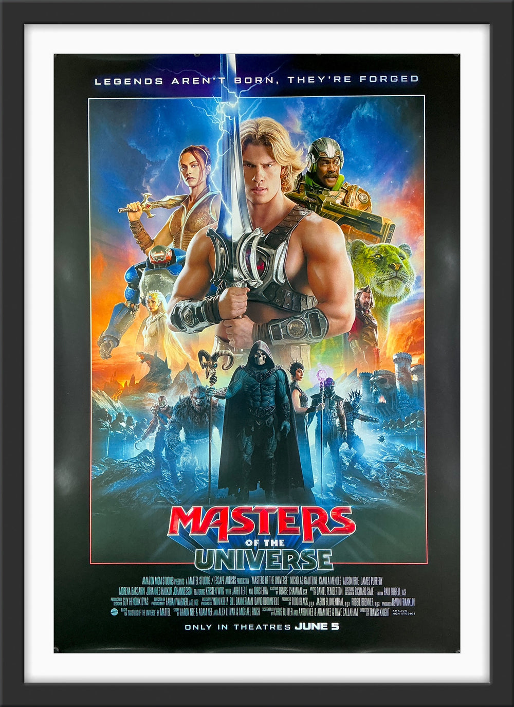 An original movie poster for the 2026 film Masters of the Universe