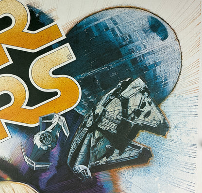 An original movie poster for Star Wars - The First Ten Years - signed by the artist Drew Struzan