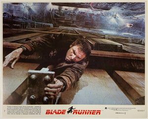 An original lobby card for the film Blade Runner / Bladerunner