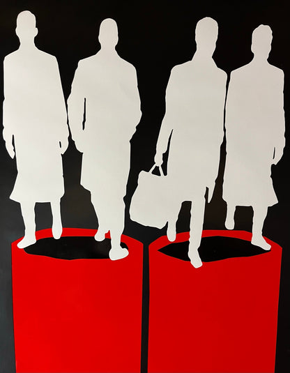 An original movie poster for the film Lock, Stock and Two Smoking Barrels