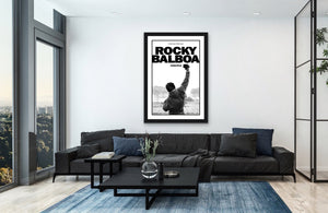 An original movie poster for the Sylvester Stallone film Rocky Balboa