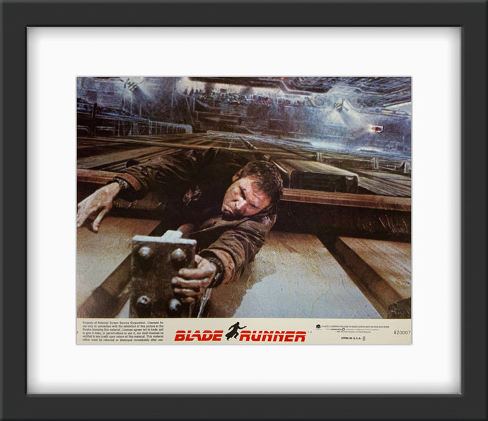 An original lobby card for the film Blade Runner / Bladerunner