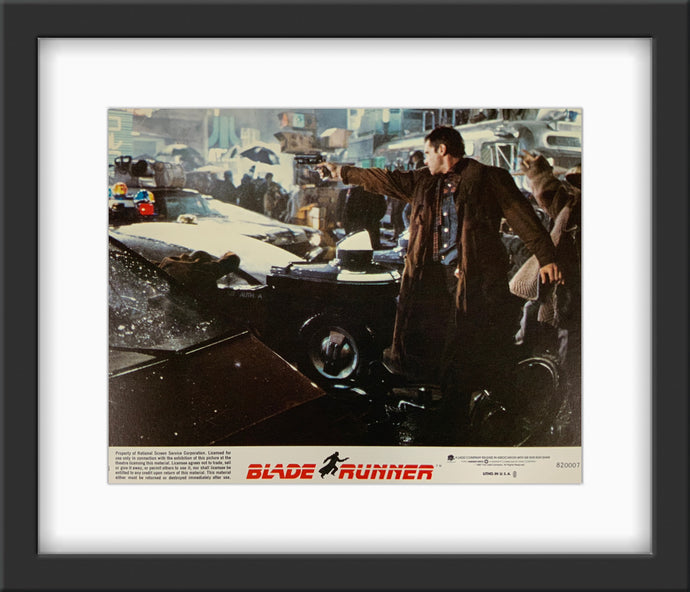 An original 8x10 lobby card for the Ridley Scott film BladeRunner / Blade Runner