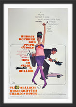 Load image into Gallery viewer, An original movie poster for the Audrey Hepburn film How To Steal A Million