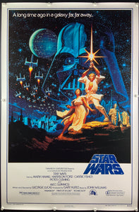An original Kilian 15 Anniversary one sheet for the George Lucas film Star Wars