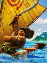 Load image into Gallery viewer, An original movie poster for the Disney film Moana