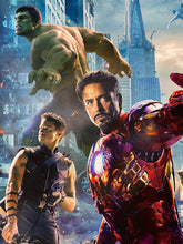 Load image into Gallery viewer, An original movie poster for the Marvel MCU film The Avengers / Avengers Assemble