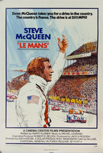 Load image into Gallery viewer, An original movie poster for the Steve McQueen film Le Mans