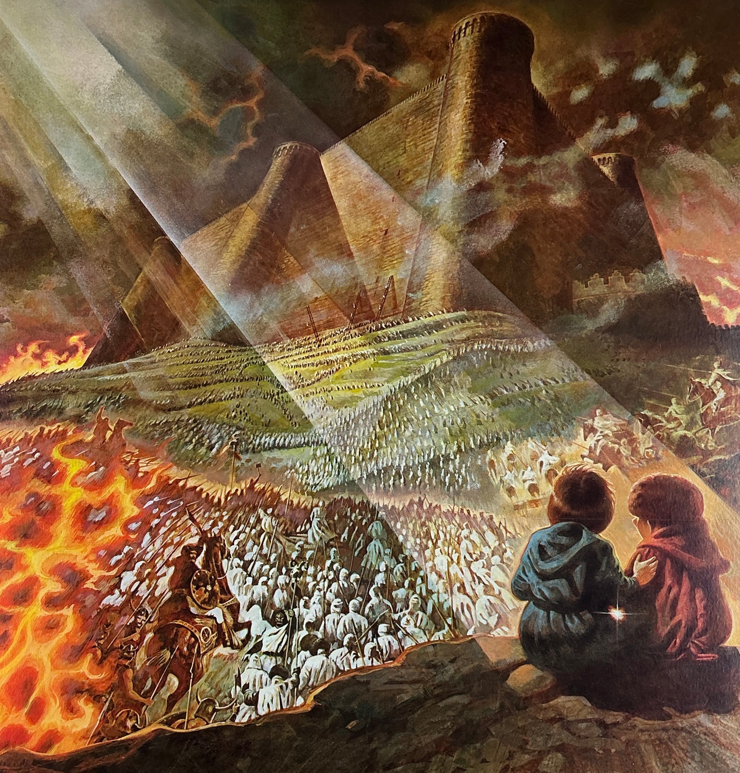 An original movie poster for the 1978 Ralph Bakshi film The Lord of the Rings
