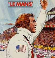 Load image into Gallery viewer, An original movie poster for the Steve McQueen film Le Mans